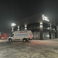 Kasetony reklamowe, świecące logo, szyld reklmowy, reklama wizualna Kraków, browar Brokreacja